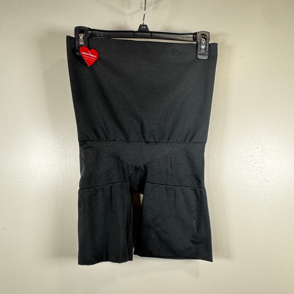 Assets by Spanx Black High Waisted Shaper 2X Coquette Clean Girl Sleek NWT